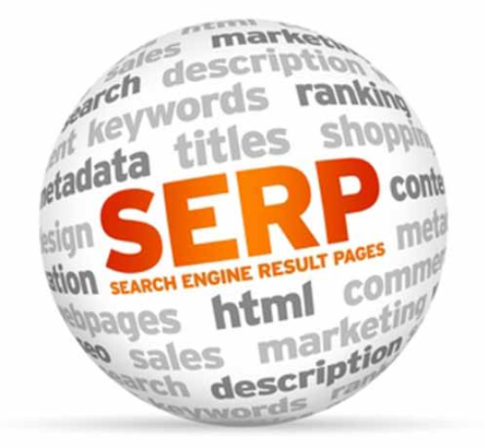 SERP - страница выдачи результатов поиска, иначе поисковая выдача