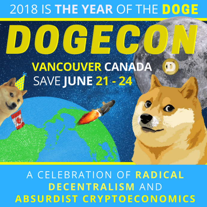 Предстоящий конвент Dogecoin несет объединение в одно целое криптовалют, мемов и децентрализации