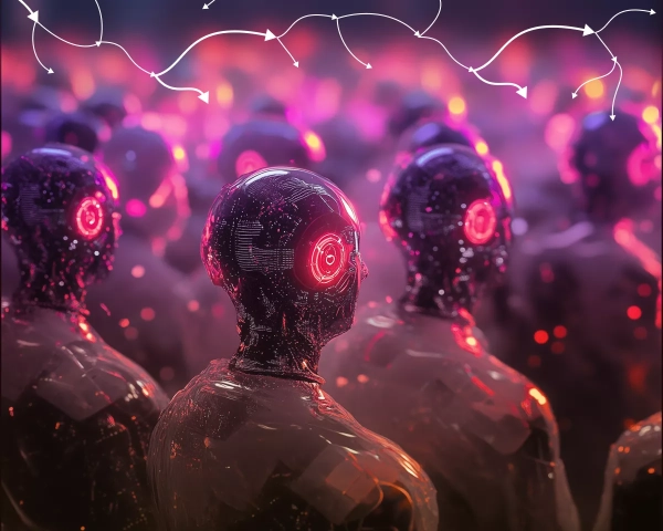 Дійсний ончейн-трафік ШІ-агентів в 15 разів менший за підрахунки Bloomberg.