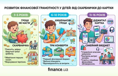 Що дитина повинна розуміти про фінанси у віці 5, 10 і 16 років 5 Що дитина повинна розуміти про фінанси у віці 5, 10 і 16 років 5