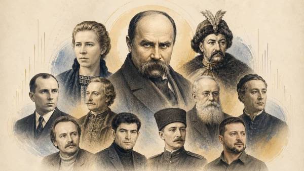Шевченко, Леся Українка та Хмельницький: хто ще ввійшов до ТОП найвидатніших українців