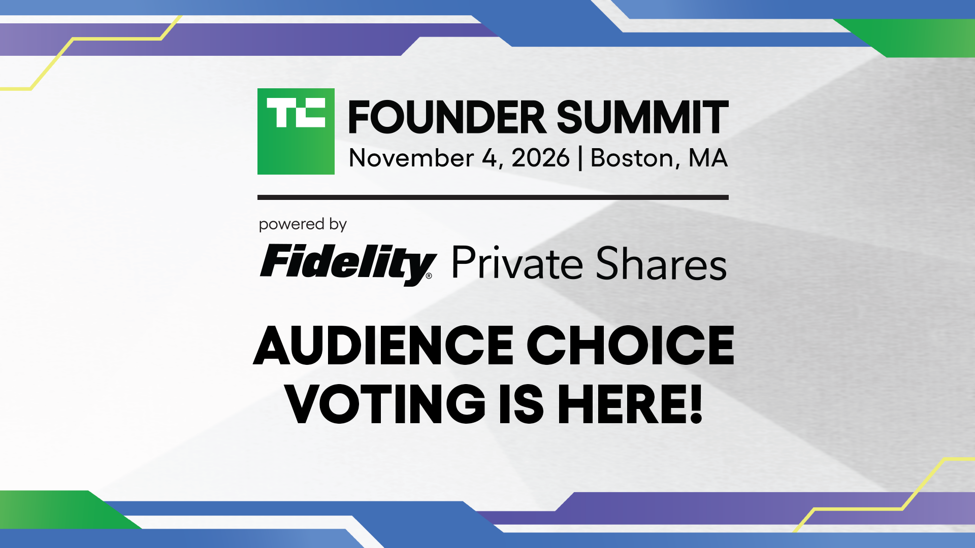 Ваш голос визначає, які теми ввійдуть до програми TechCrunch Founder Summit 2