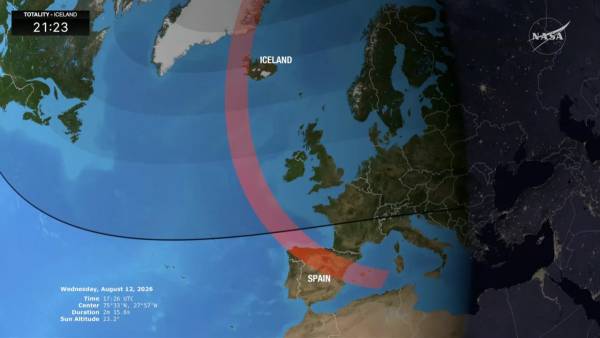 NASA показало Крим як частину Росії під час трансляції сонячного затемнення 4