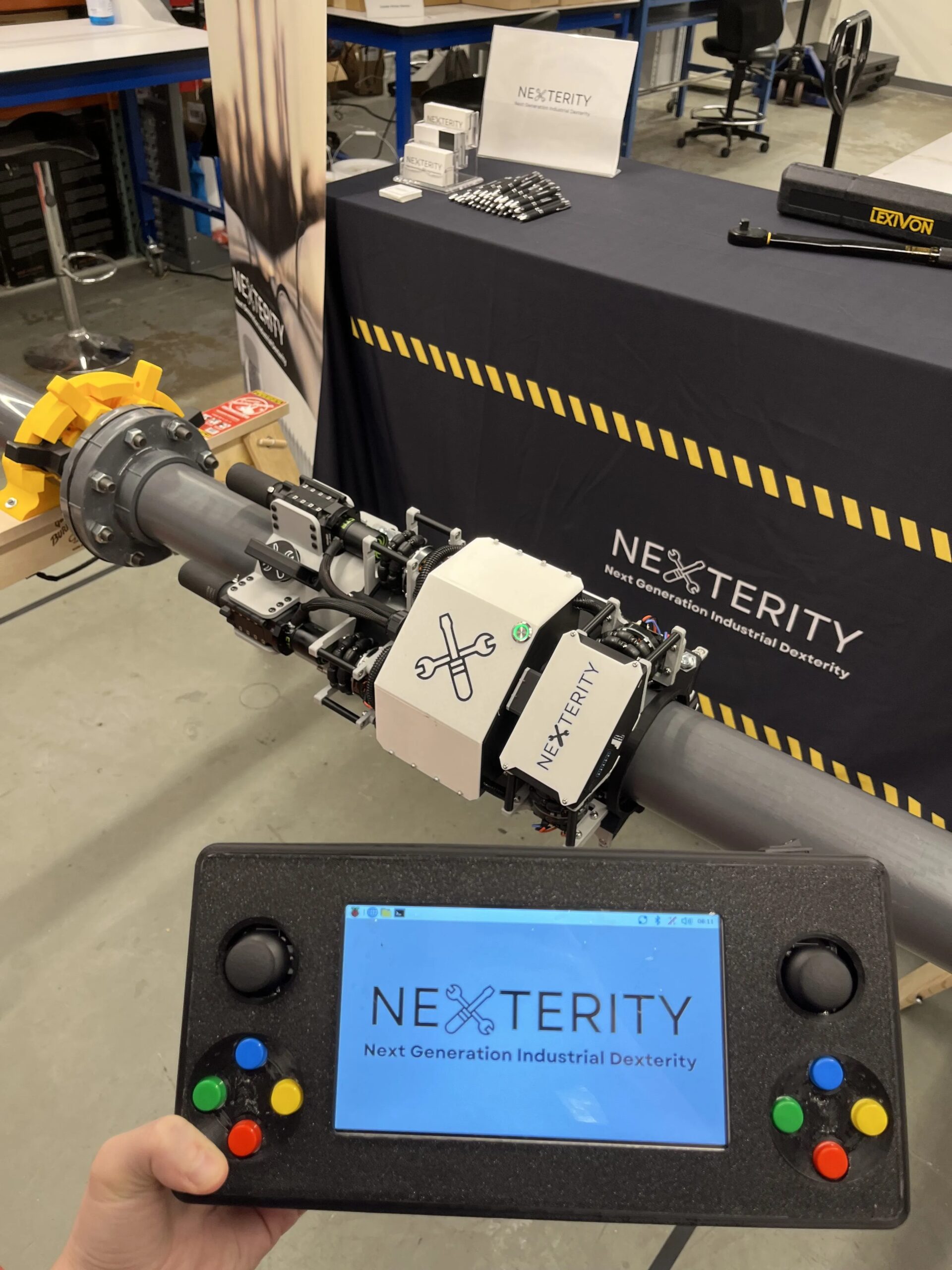 Nexterity автоматизує складне та небезпечне зварювання труб