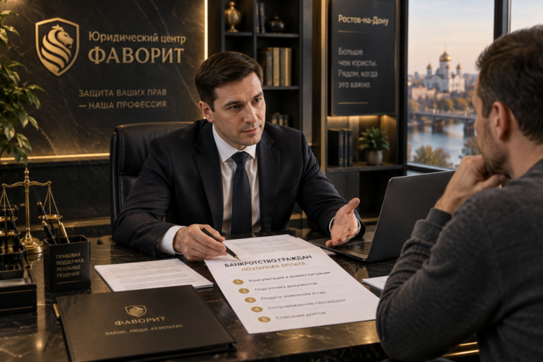 Банкротство с поэтапной оплатой в Ростове-на-Дону: что предлагает Юридический центр «ФАВОРИТ» 8 Банкротство с поэтапной оплатой в Ростове-на-Дону что предлагает Юридический центр «ФАВОРИТ»