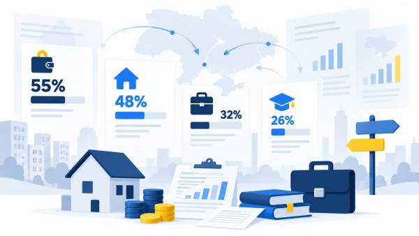 Оренда з’їдає до 70% доходу: що показало опитування ВПО